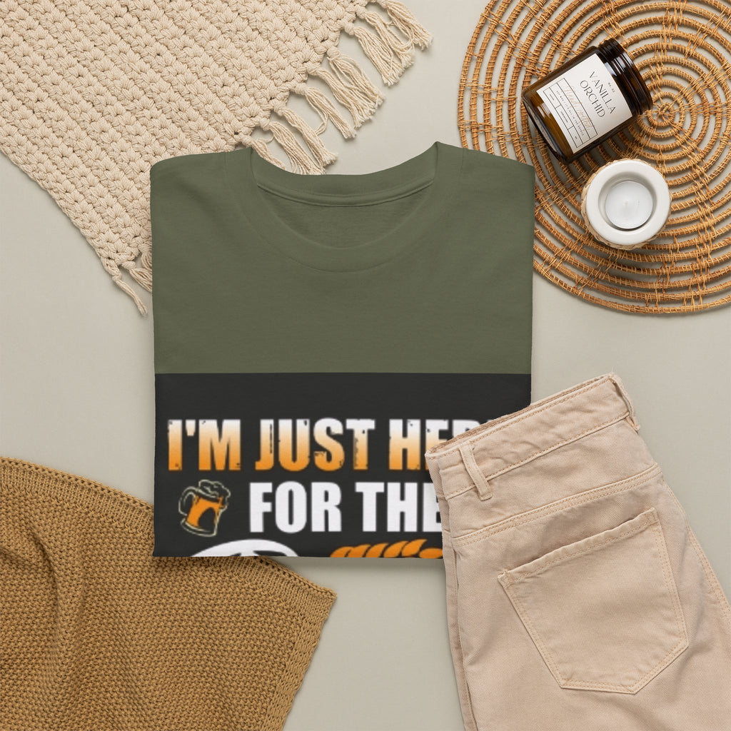 I'm Just Here for the Beer T-Shirt — Funny Beer Drinking Tee for Parties & Oktoberfest