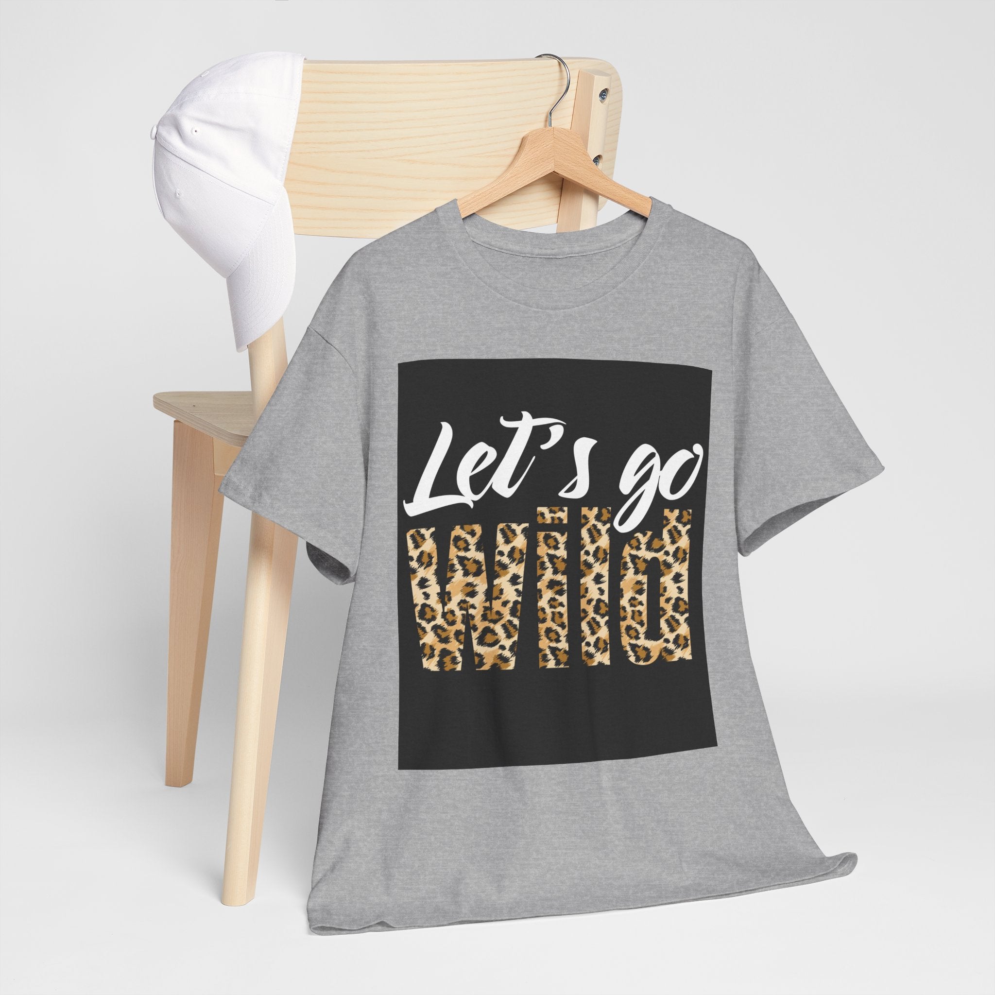 Let's Go Wild Leopard Graphic Tee