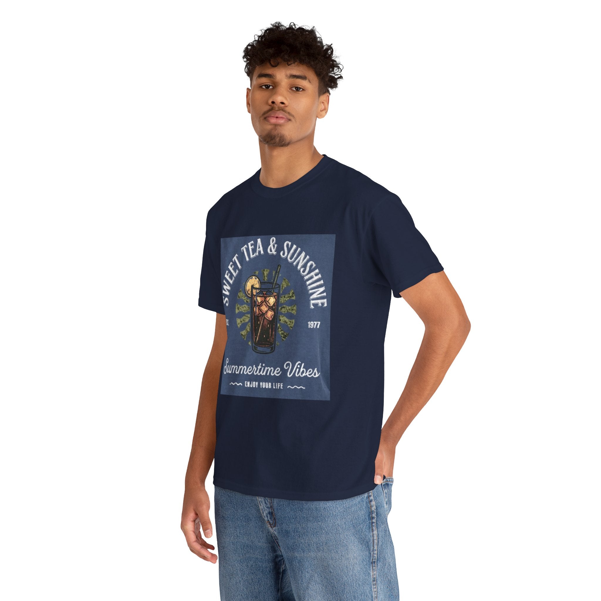 Sweet Tea & Sunshine Tee — Summertime Vibes Iced Tea Graphic T-Shirt