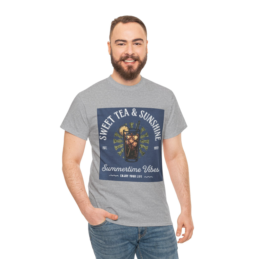 Sweet Tea & Sunshine Tee — Summertime Vibes Iced Tea Graphic T-Shirt