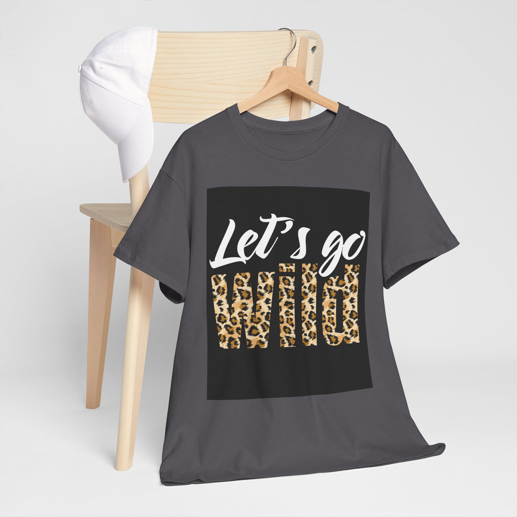 Let's Go Wild Leopard Graphic Tee