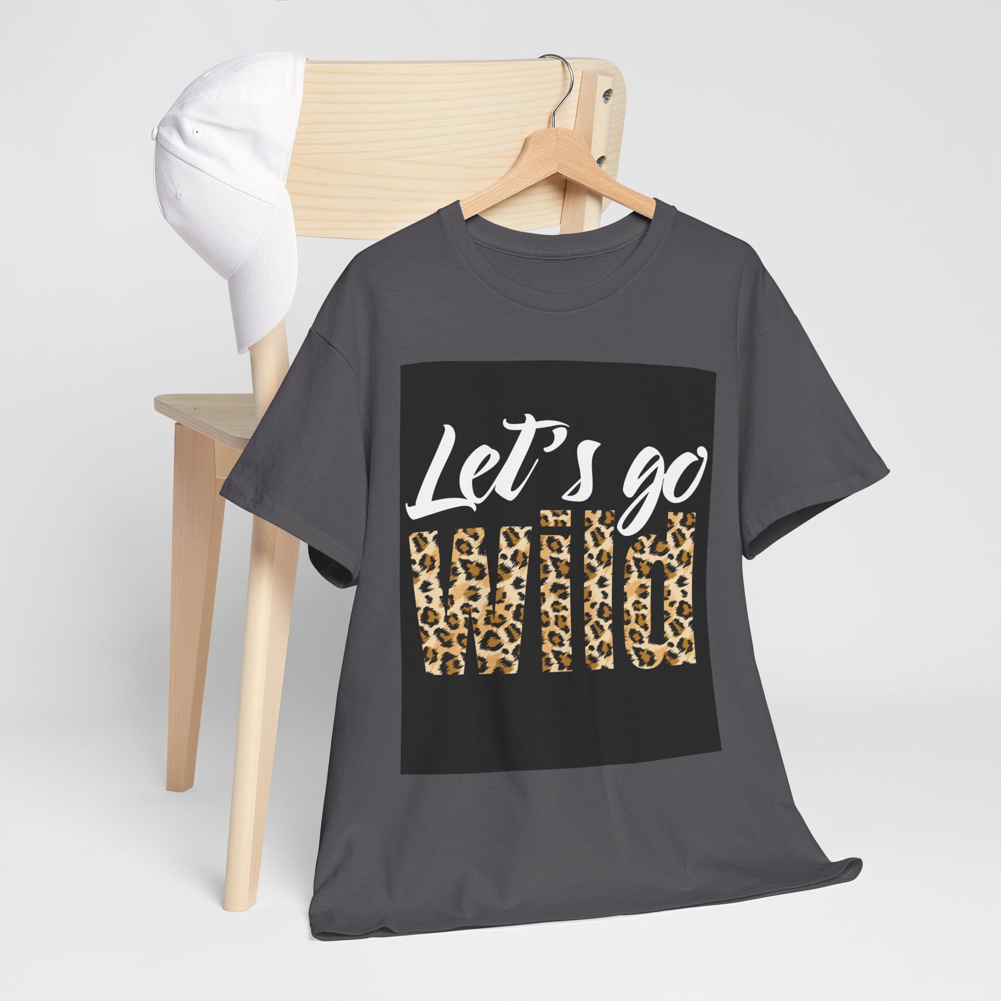 Let's Go Wild Leopard Graphic Tee