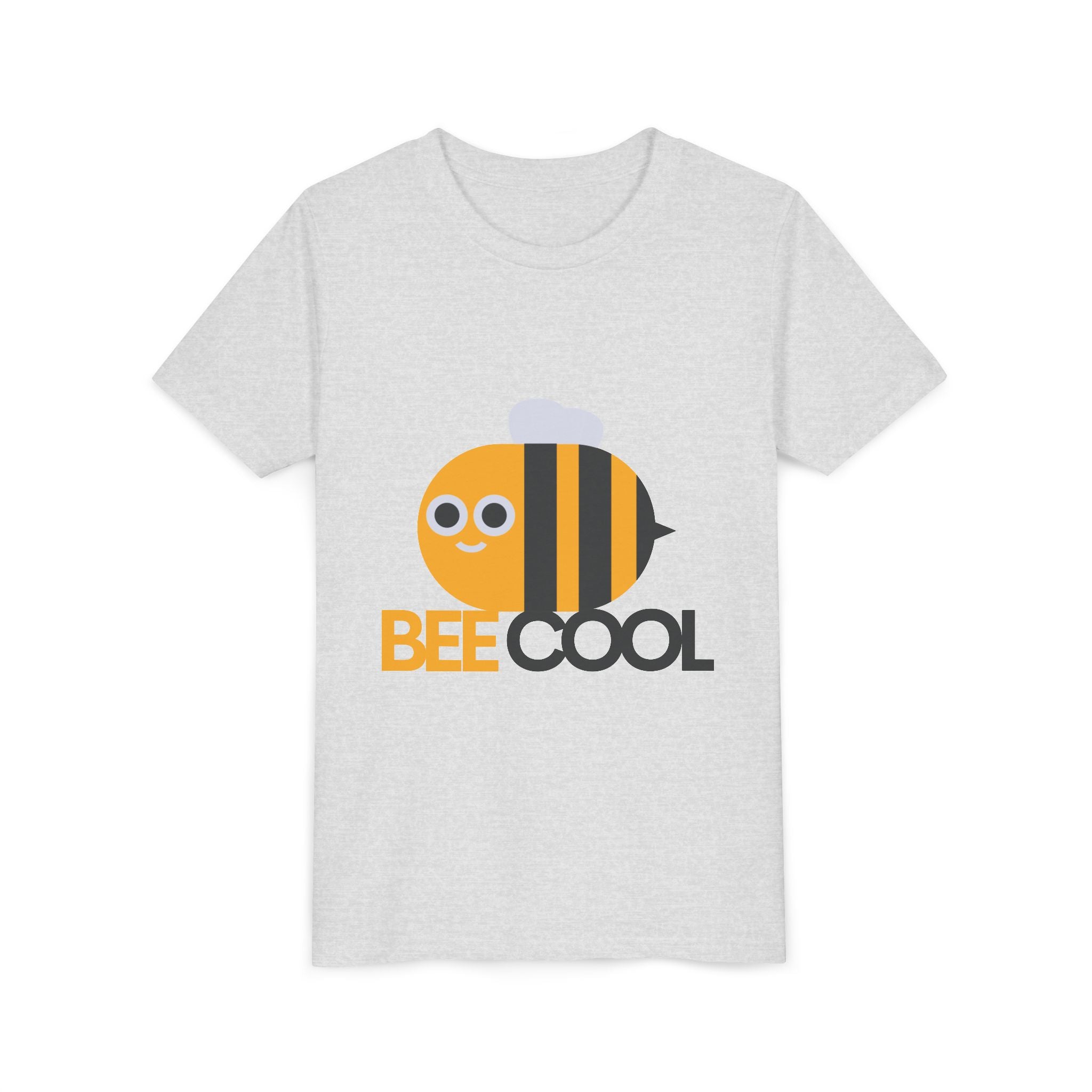 Bee Cool Kids Tee — Cute Bee Graphic Youth Short Sleeve Shirt
