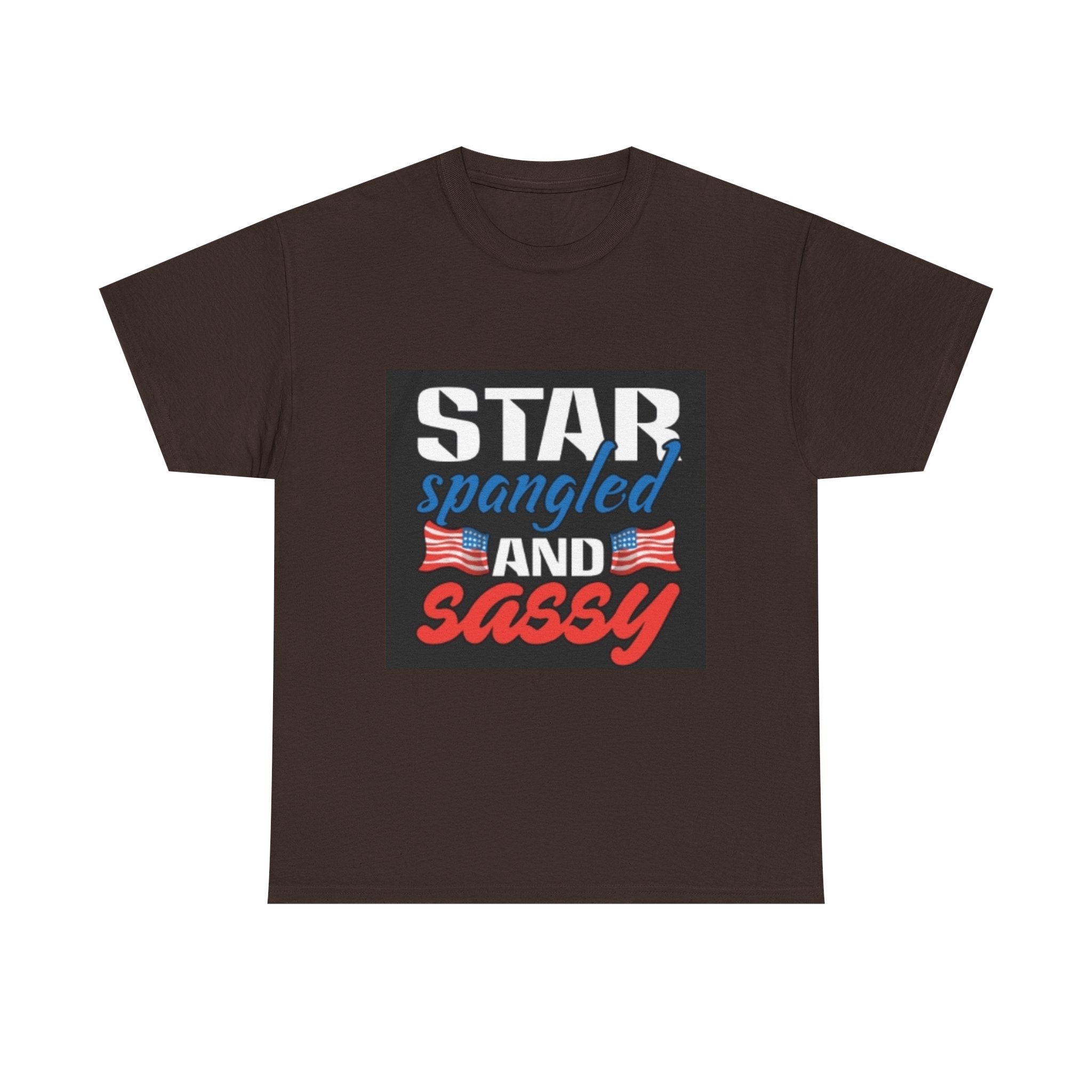 Star Spangled and Sassy Tee — Patriotic 4th of July Shirt with Flags