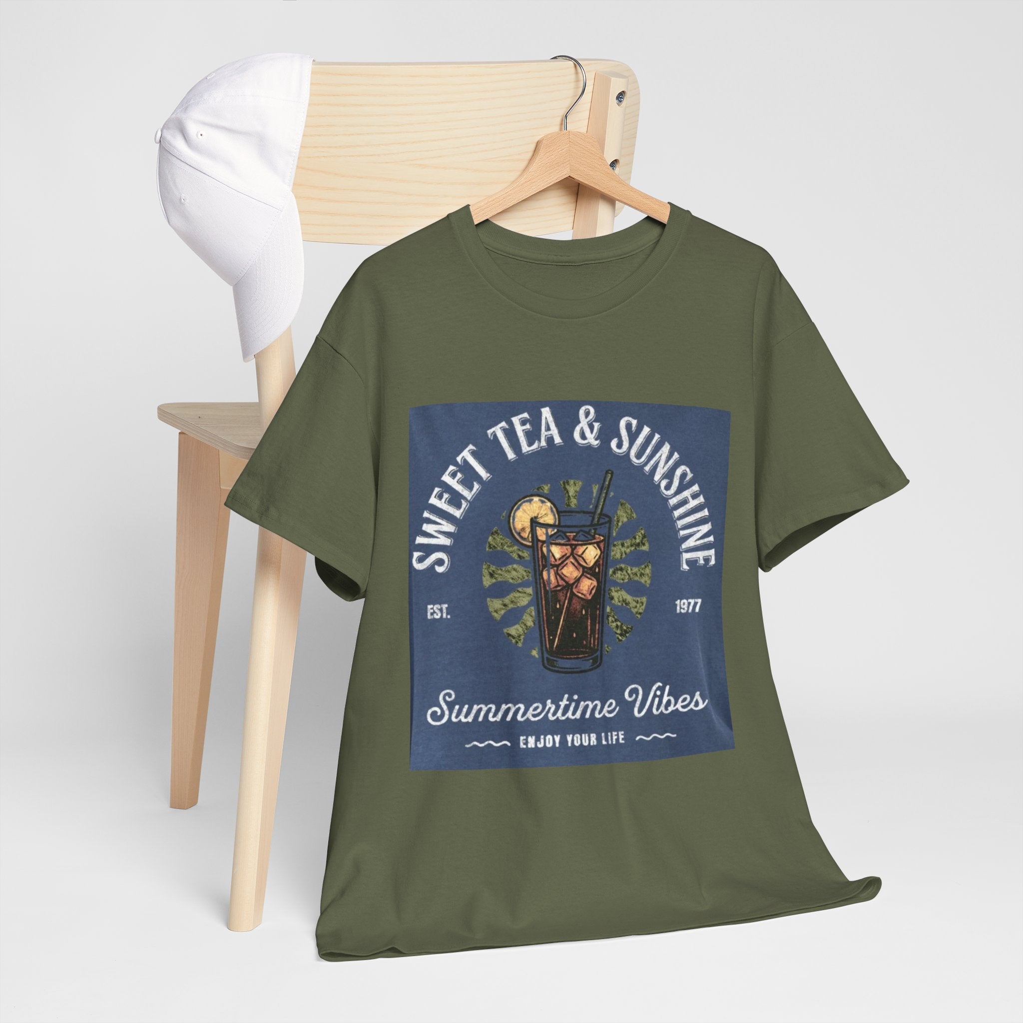 Sweet Tea & Sunshine Tee — Summertime Vibes Iced Tea Graphic T-Shirt