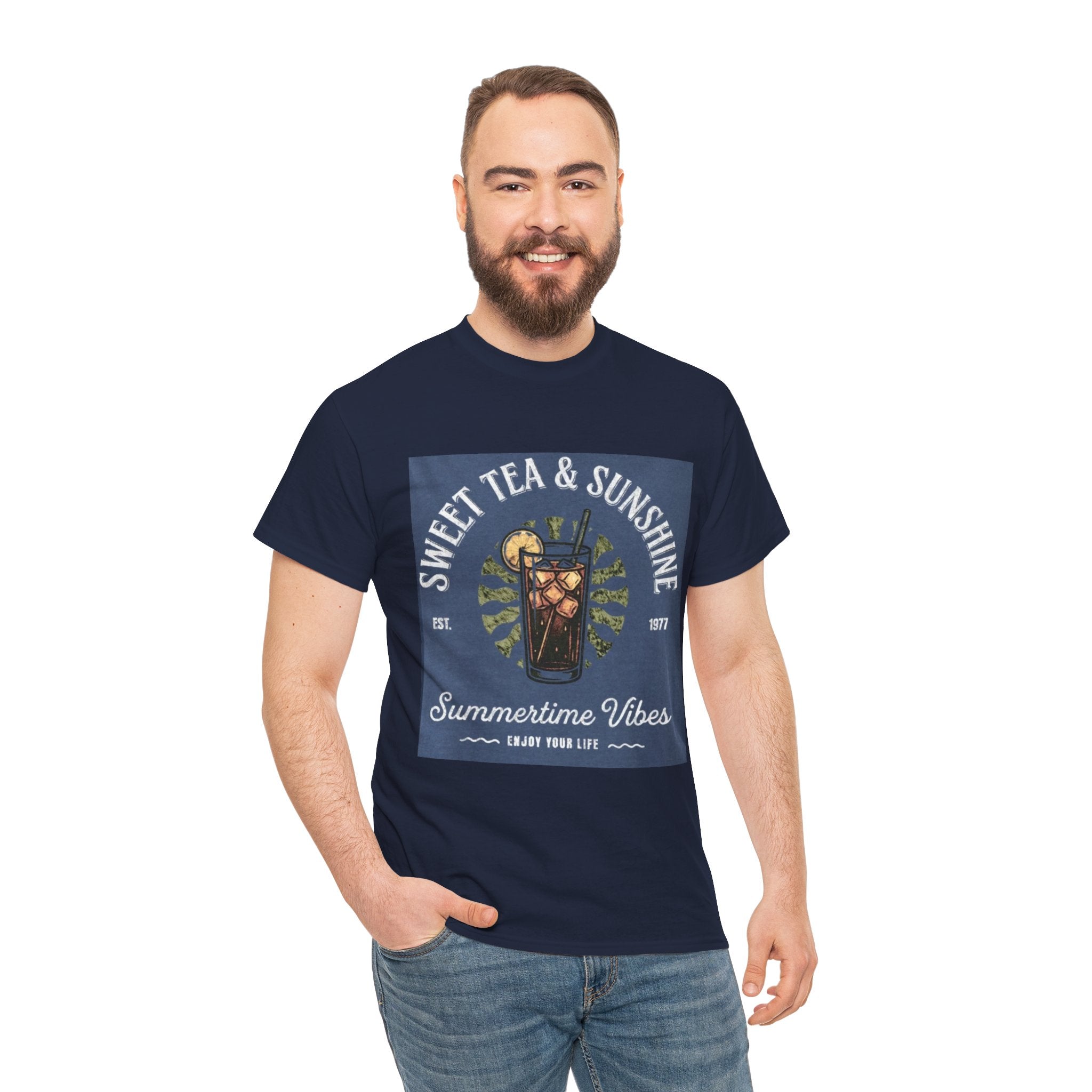 Sweet Tea & Sunshine Tee — Summertime Vibes Iced Tea Graphic T-Shirt
