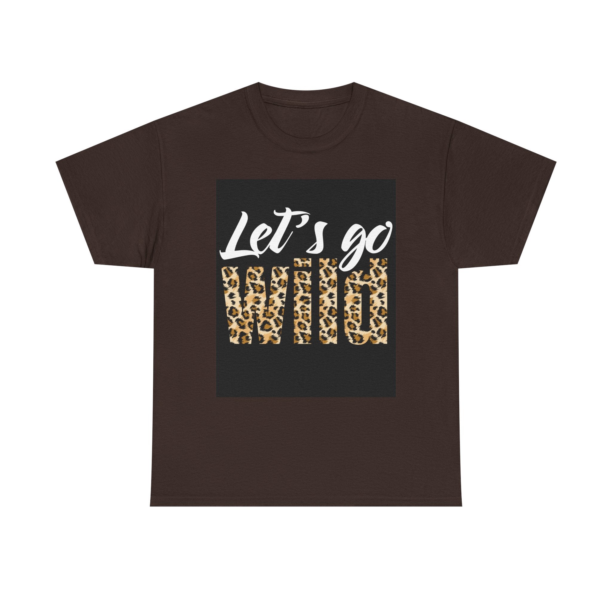 Let's Go Wild Leopard Graphic Tee