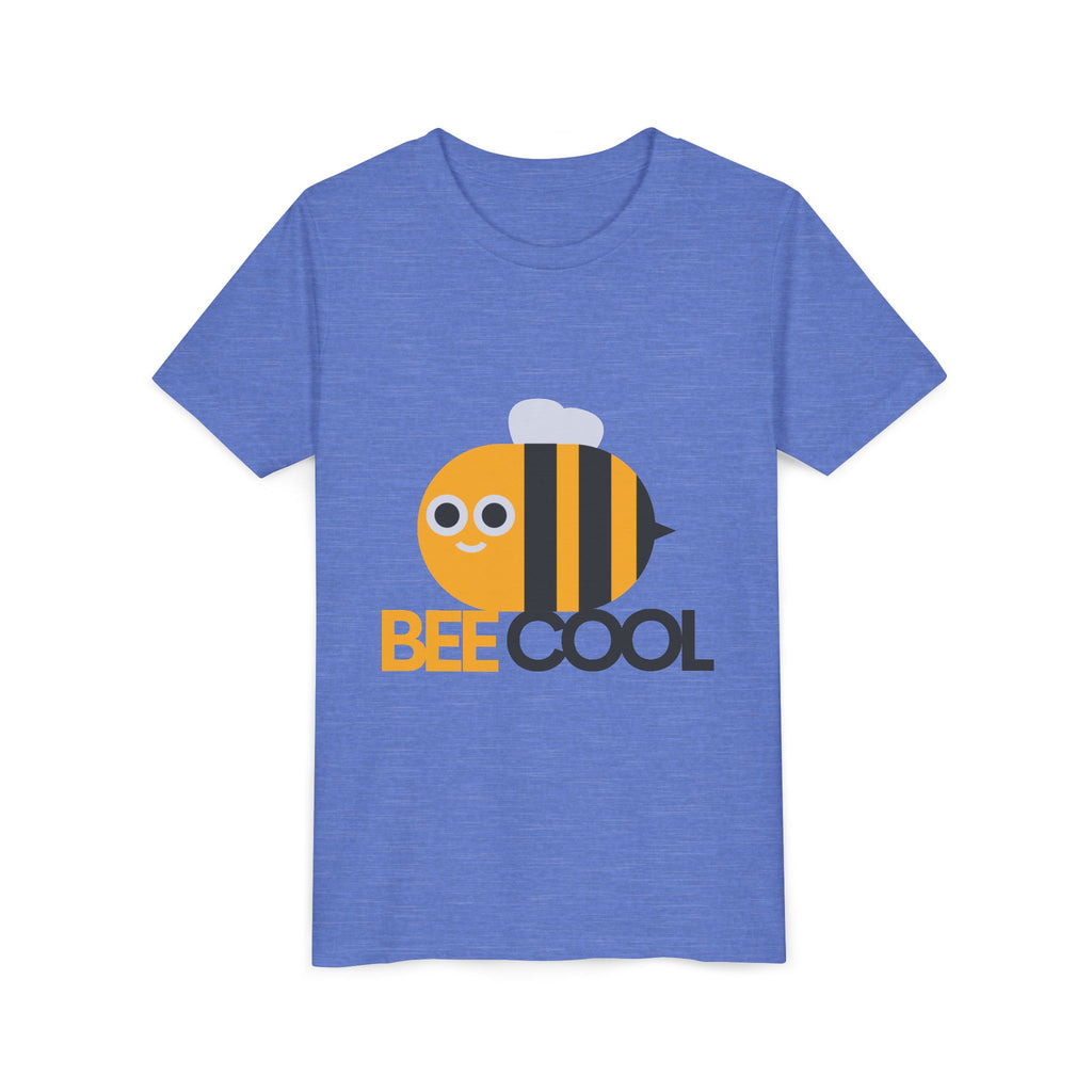 Bee Cool Kids Tee — Cute Bee Graphic Youth Short Sleeve Shirt