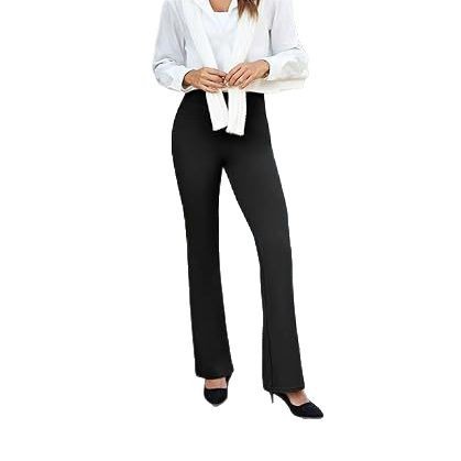 Business-casual High-waisted Stretch Trousers