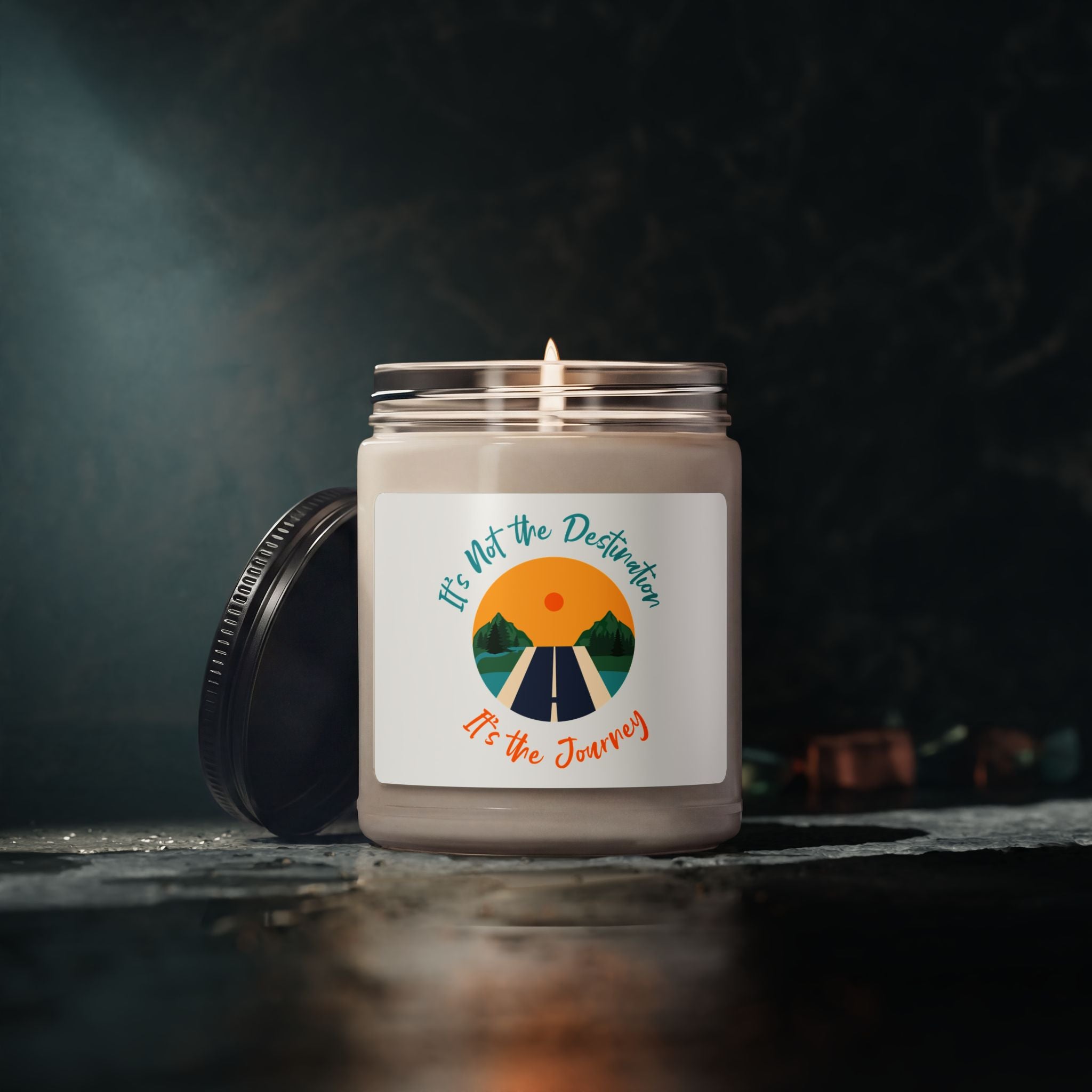 Soy Candle — “It’s Not the Destination, It’s the Journey” Inspired Scented Candle (9 oz)