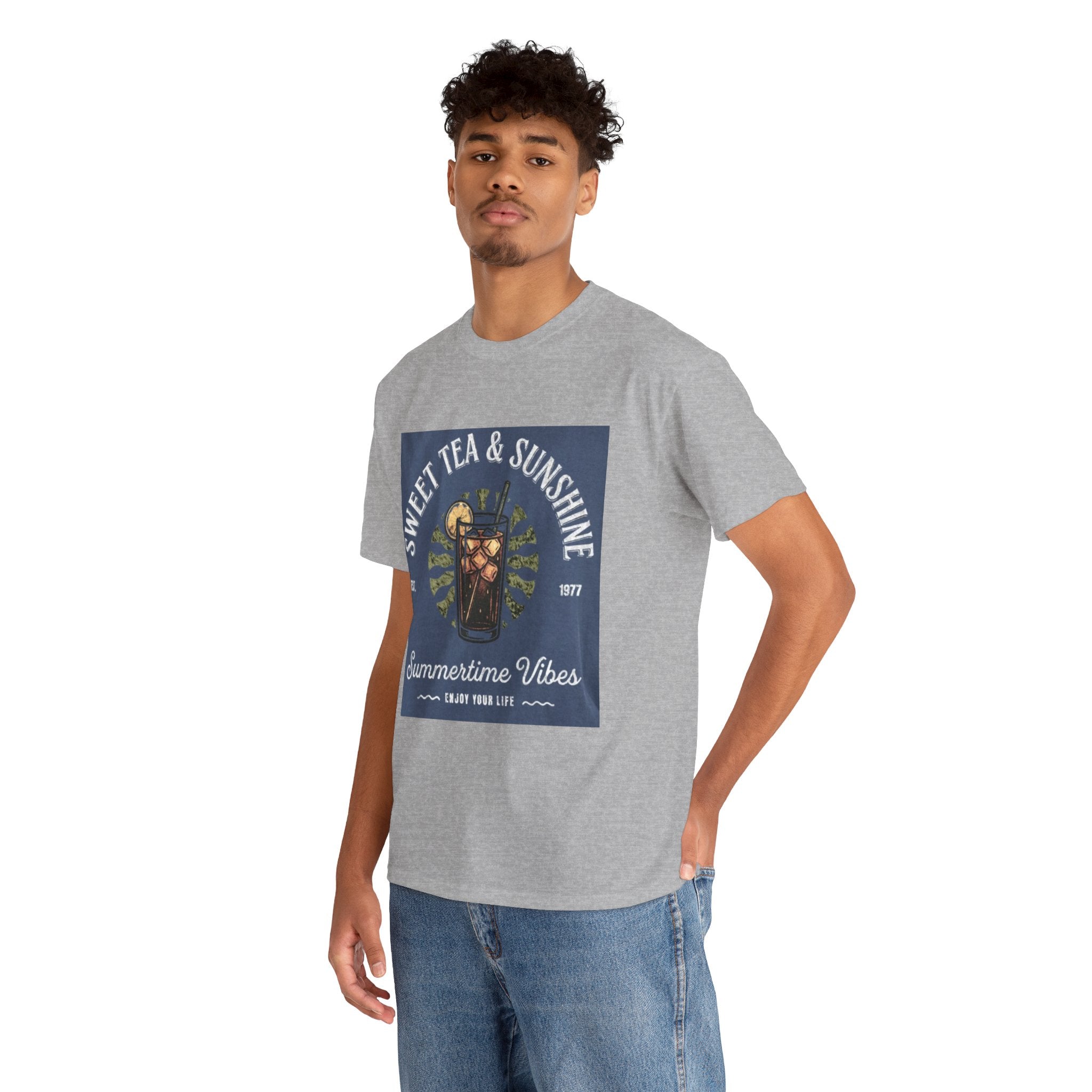 Sweet Tea & Sunshine Tee — Summertime Vibes Iced Tea Graphic T-Shirt