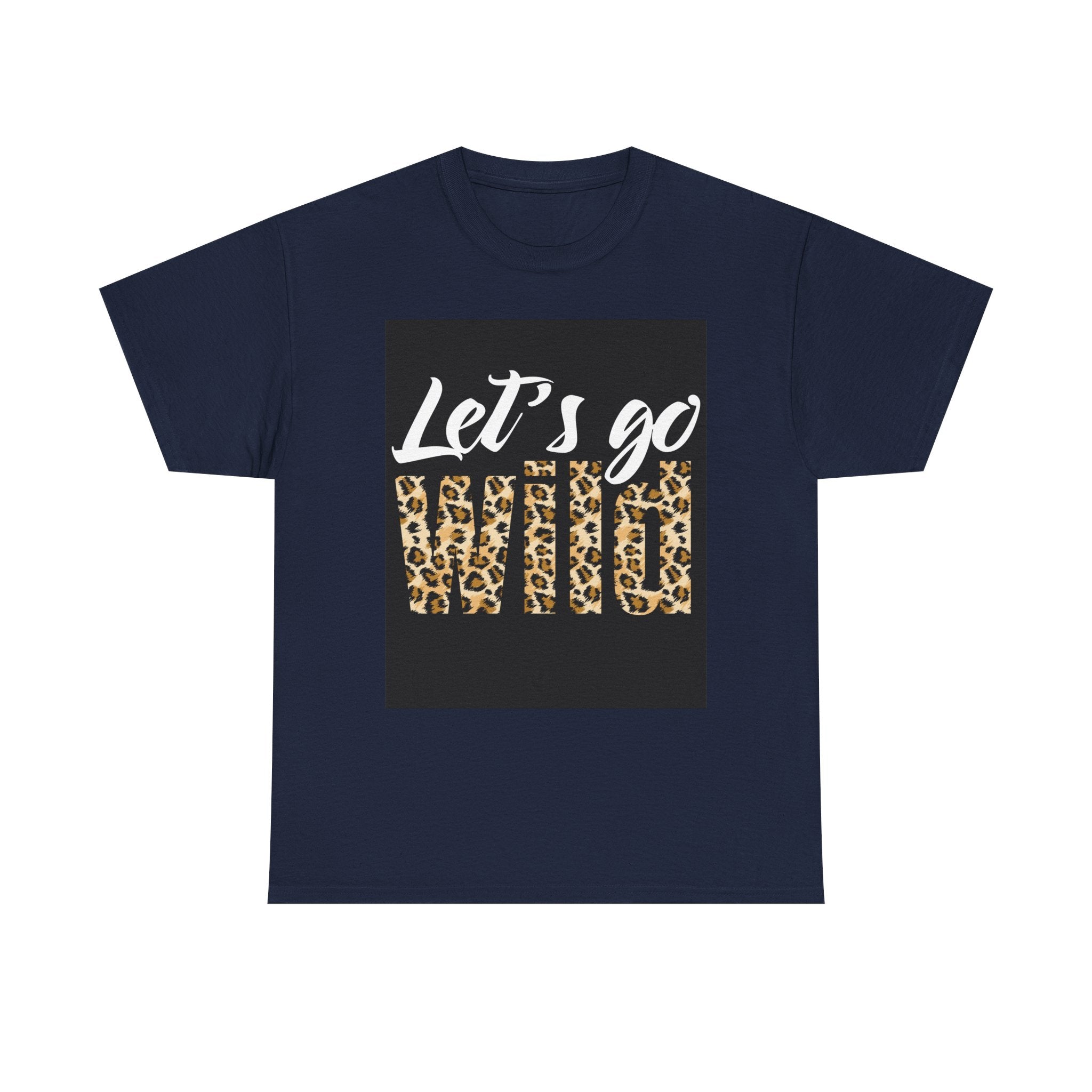 Let's Go Wild Leopard Graphic Tee