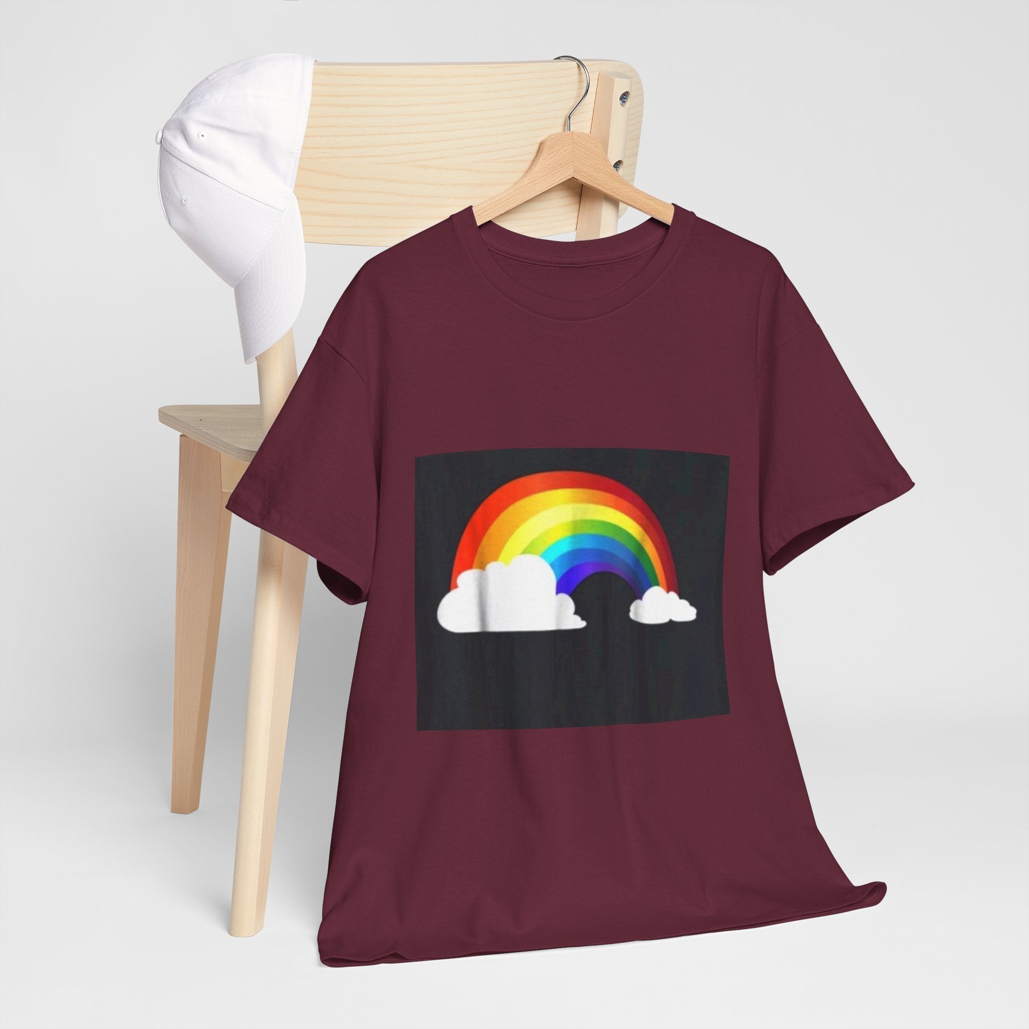 Rainbow Clouds T-Shirt — Bright Pride Graphic Tee