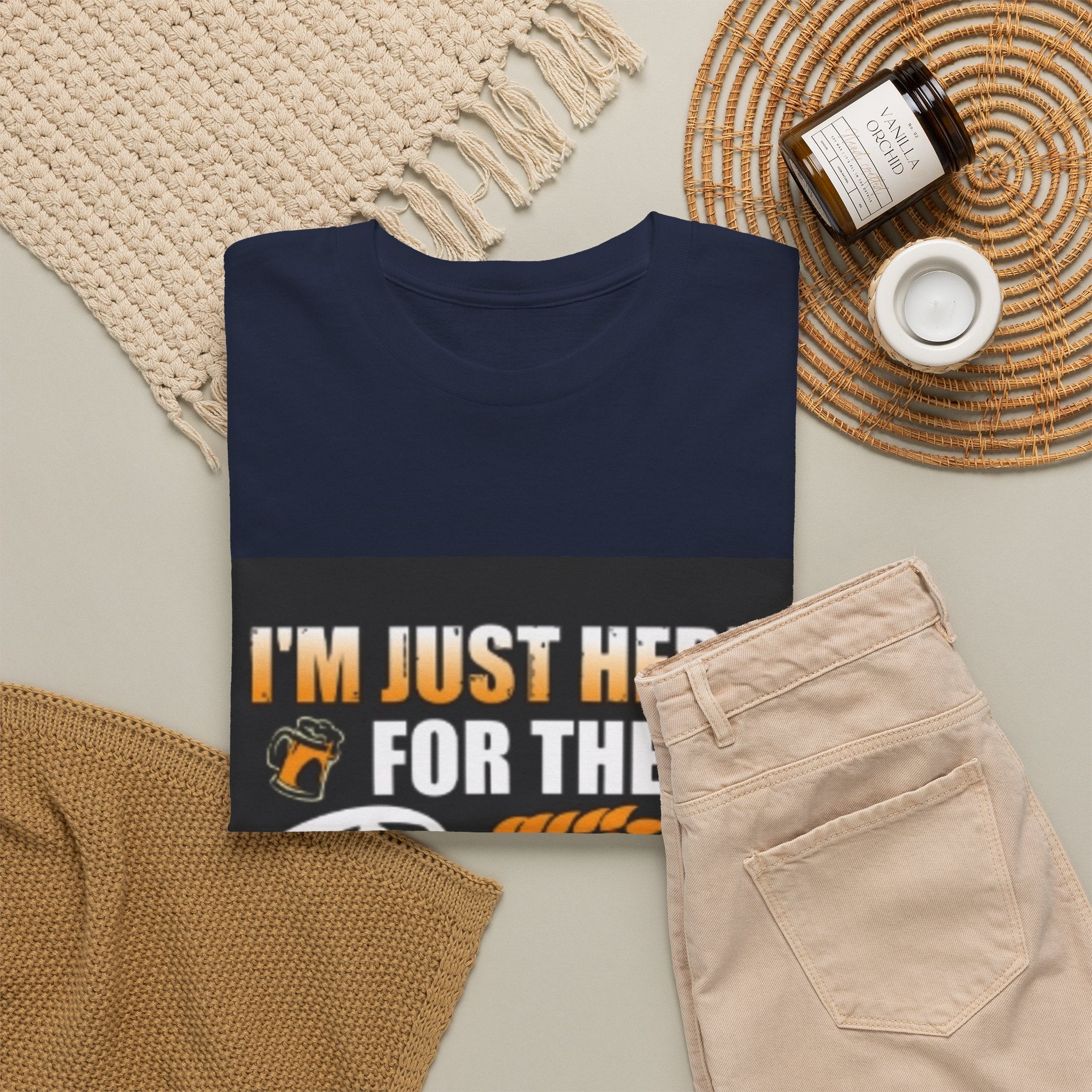 I'm Just Here for the Beer T-Shirt — Funny Beer Drinking Tee for Parties & Oktoberfest