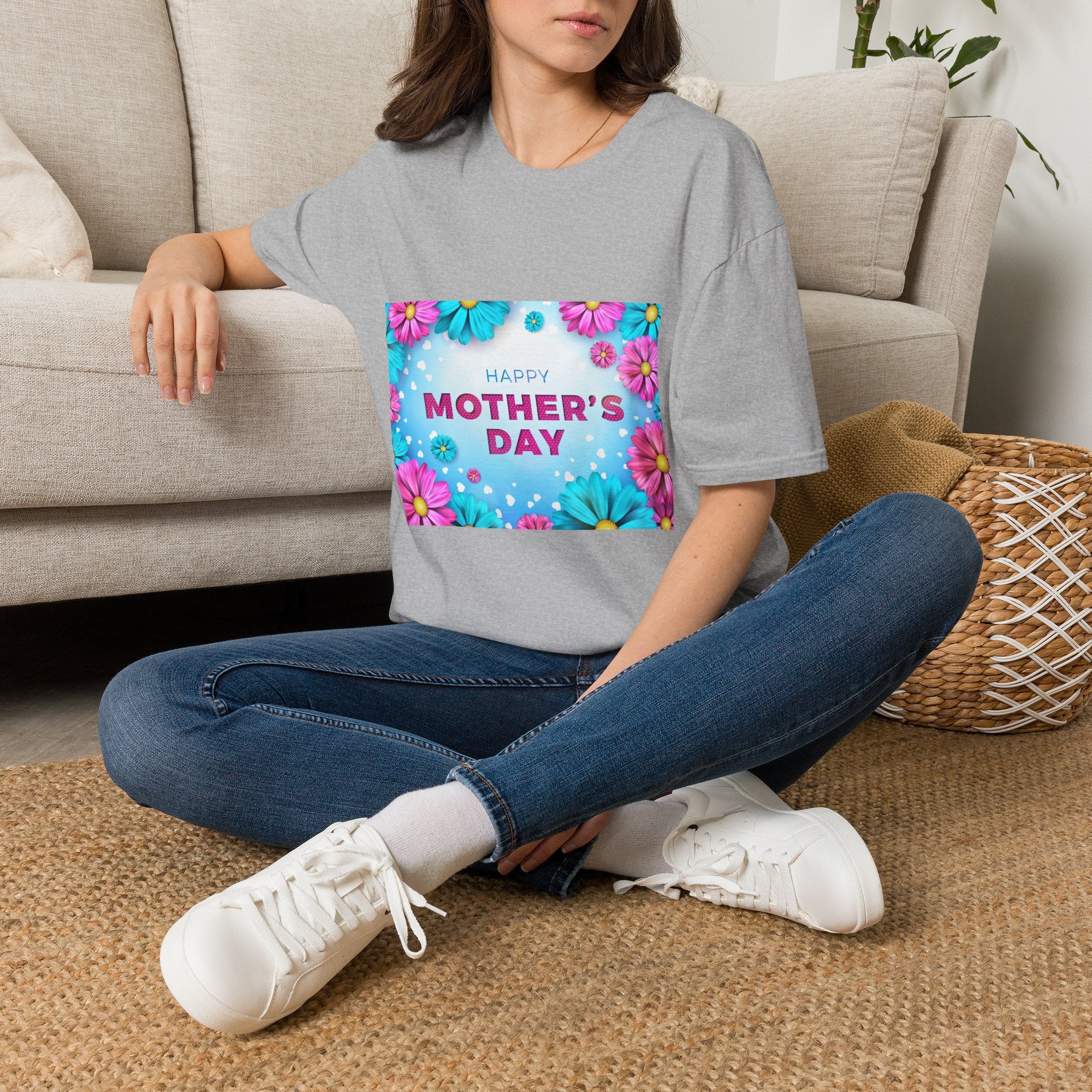 Mother's Day Floral T-Shirt — Happy Mother's Day Celebration Tee
