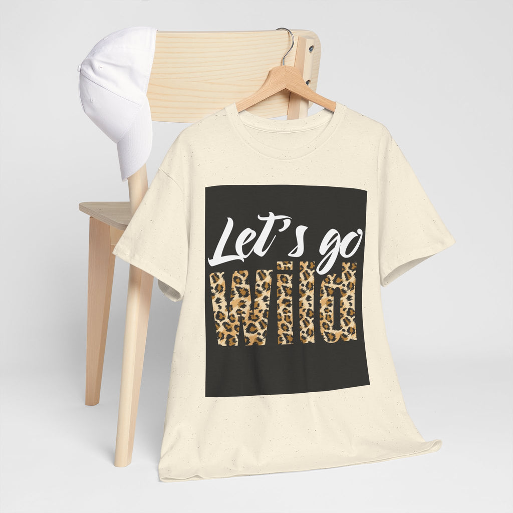 Let's Go Wild Leopard Graphic Tee