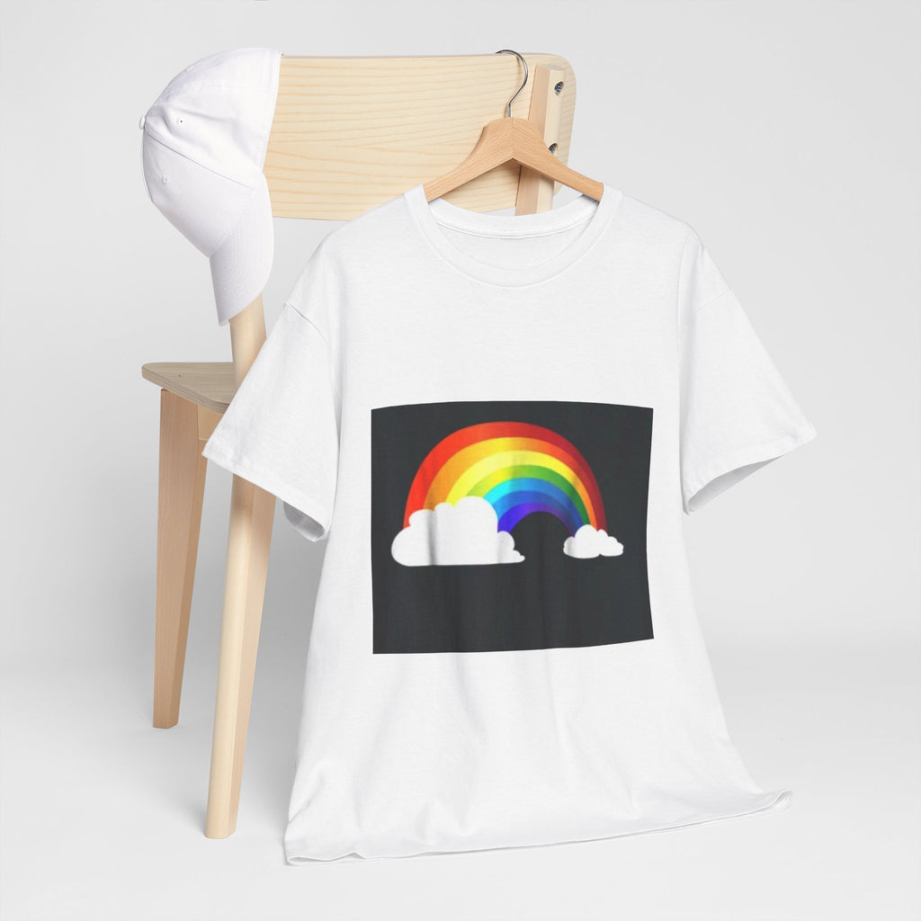Rainbow Clouds T-Shirt — Bright Pride Graphic Tee