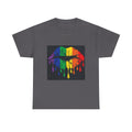 Rainbow Drip Kiss T-Shirt – LGBTQ+ Pride Graphic Tee