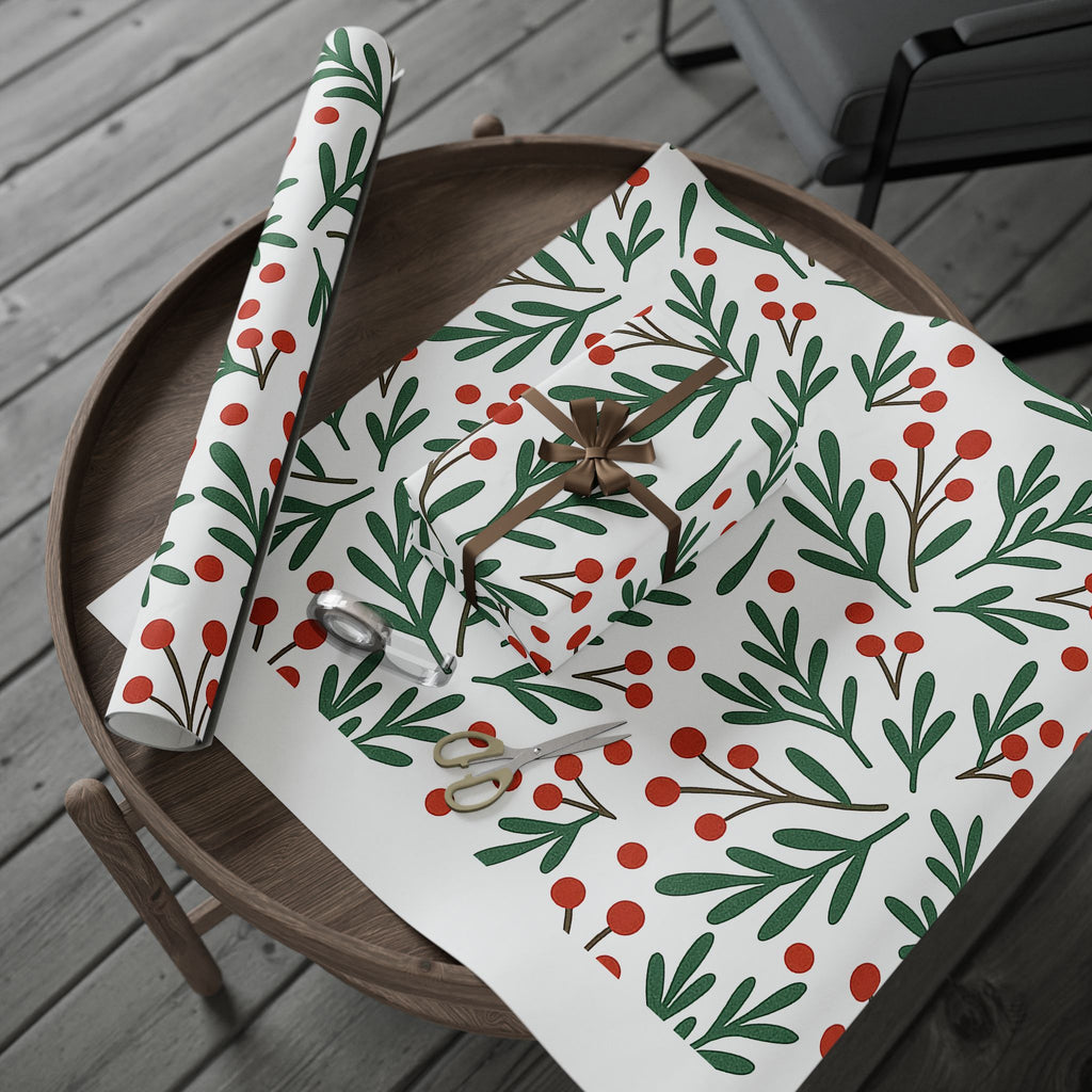 QR Code Minimalist Wrapping Paper Roll