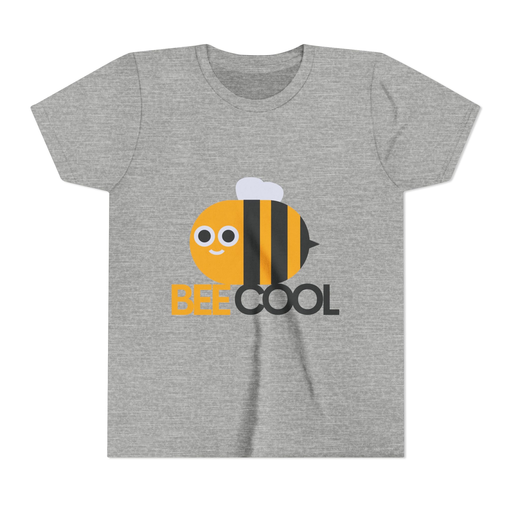 Bee Cool Kids Tee — Cute Bee Graphic Youth Short Sleeve Shirt
