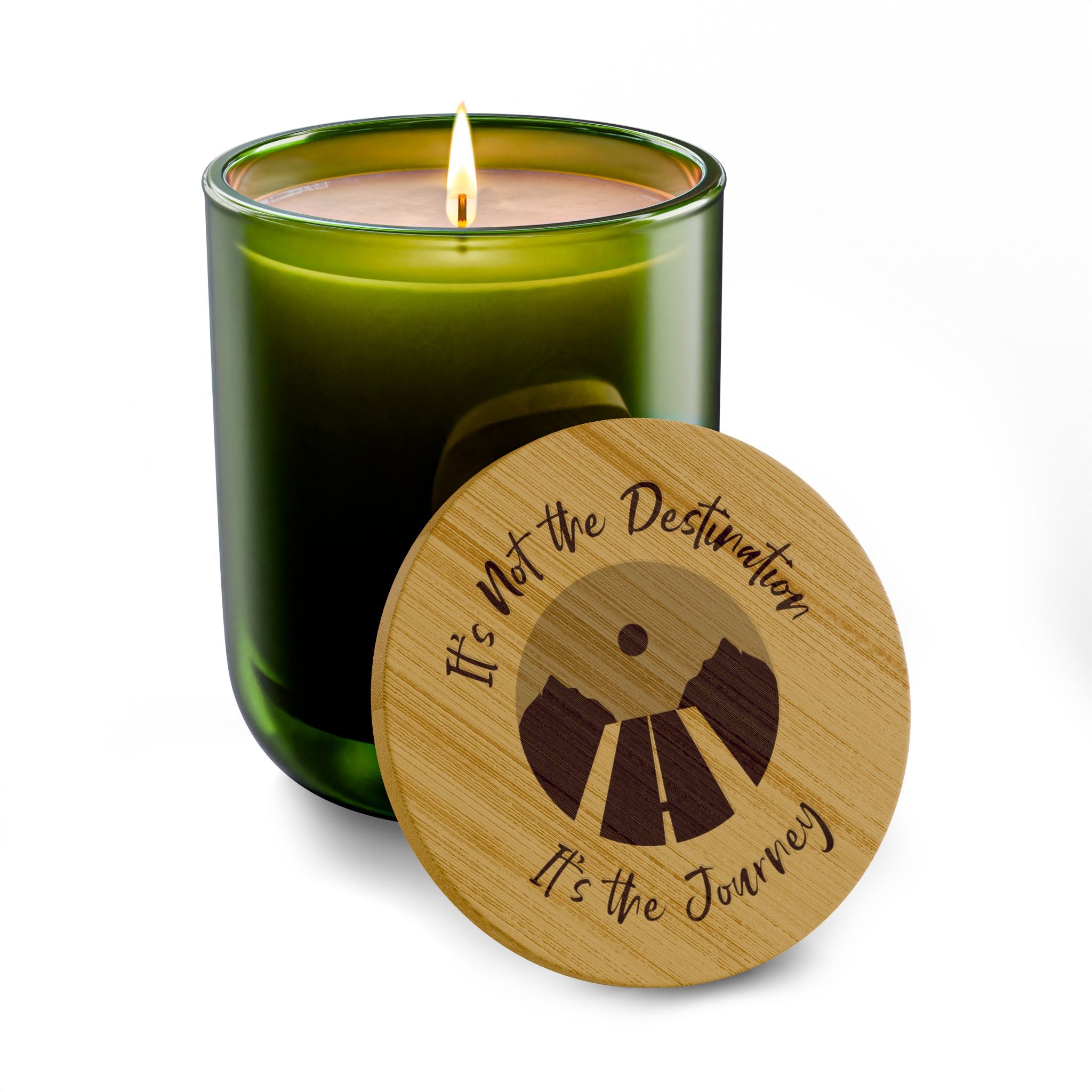 Engraved 14oz Soy Candle – “It’s Not the Destination, It’s the Journey”