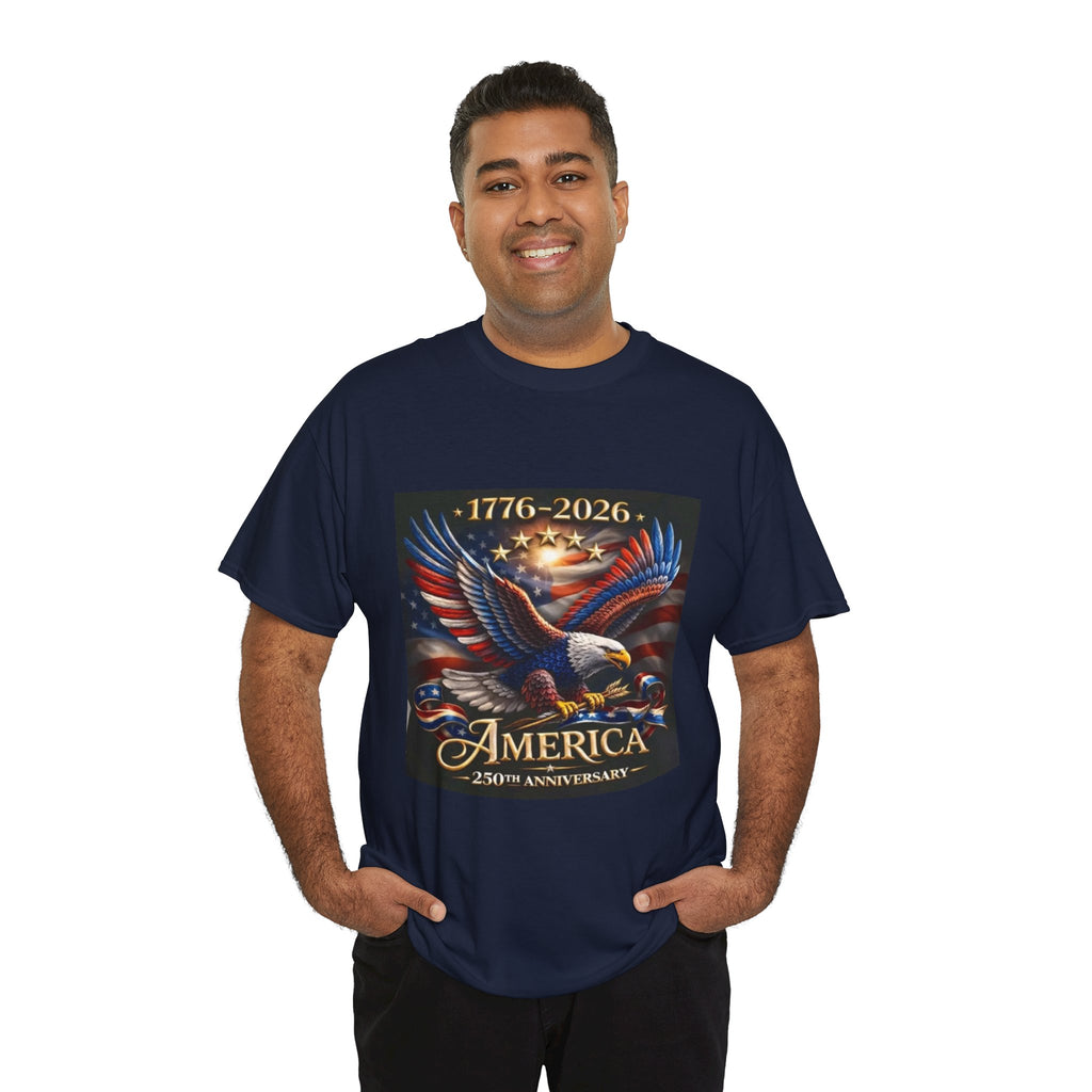 America 250th Anniversary T-Shirt — 1776–2026 Patriotic Eagle Tee