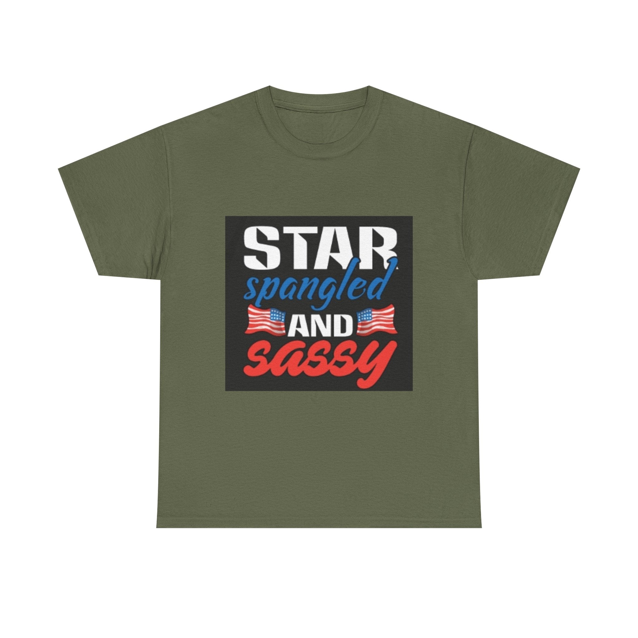 Star Spangled and Sassy Tee — Patriotic 4th of July Shirt with Flags