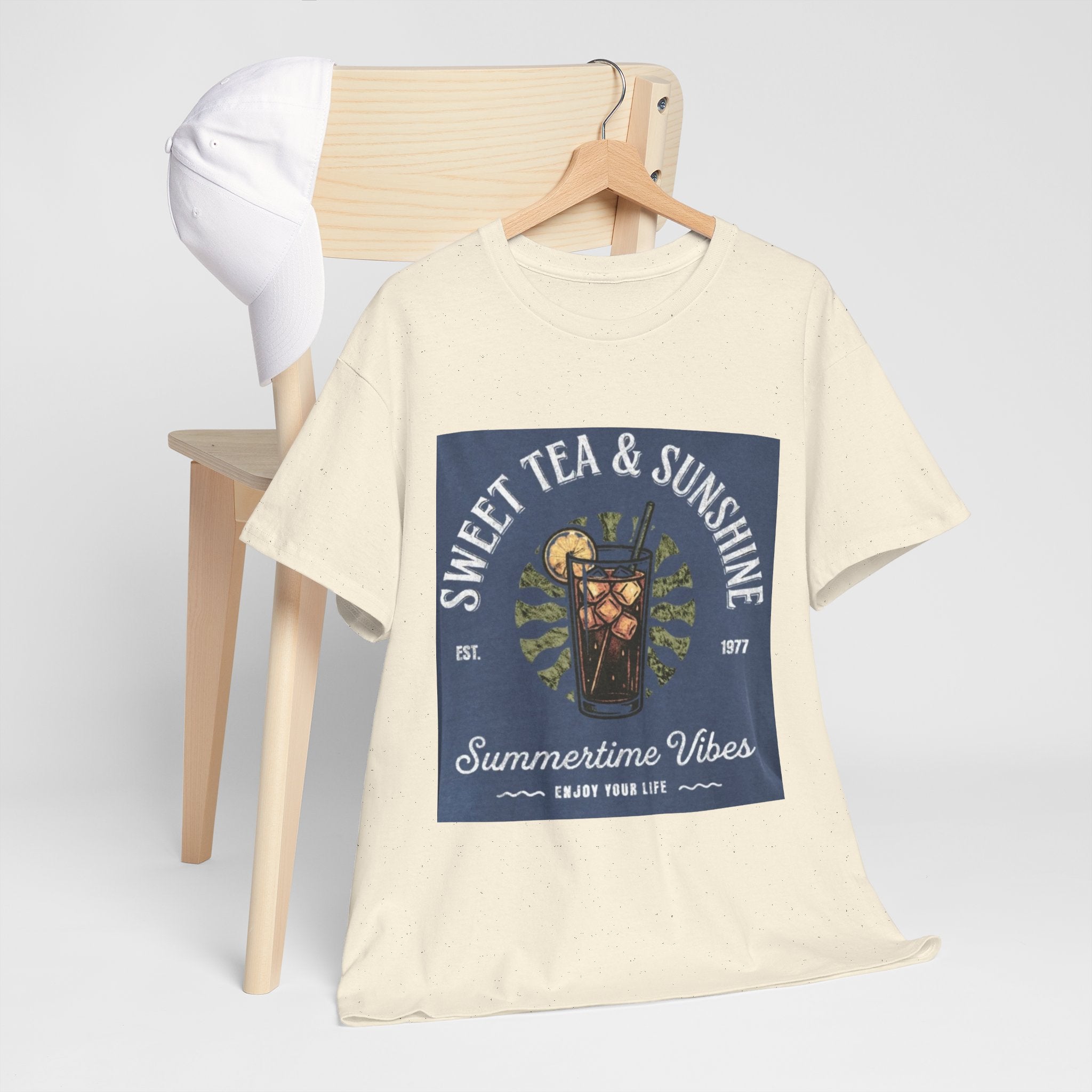 Sweet Tea & Sunshine Tee — Summertime Vibes Iced Tea Graphic T-Shirt