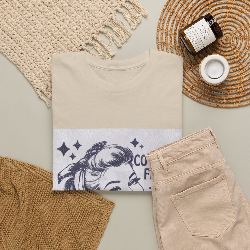 Coffee First Tee — “Coffee First, Your Bullshit Second” Retro Women’s Graphic T‑Shirt