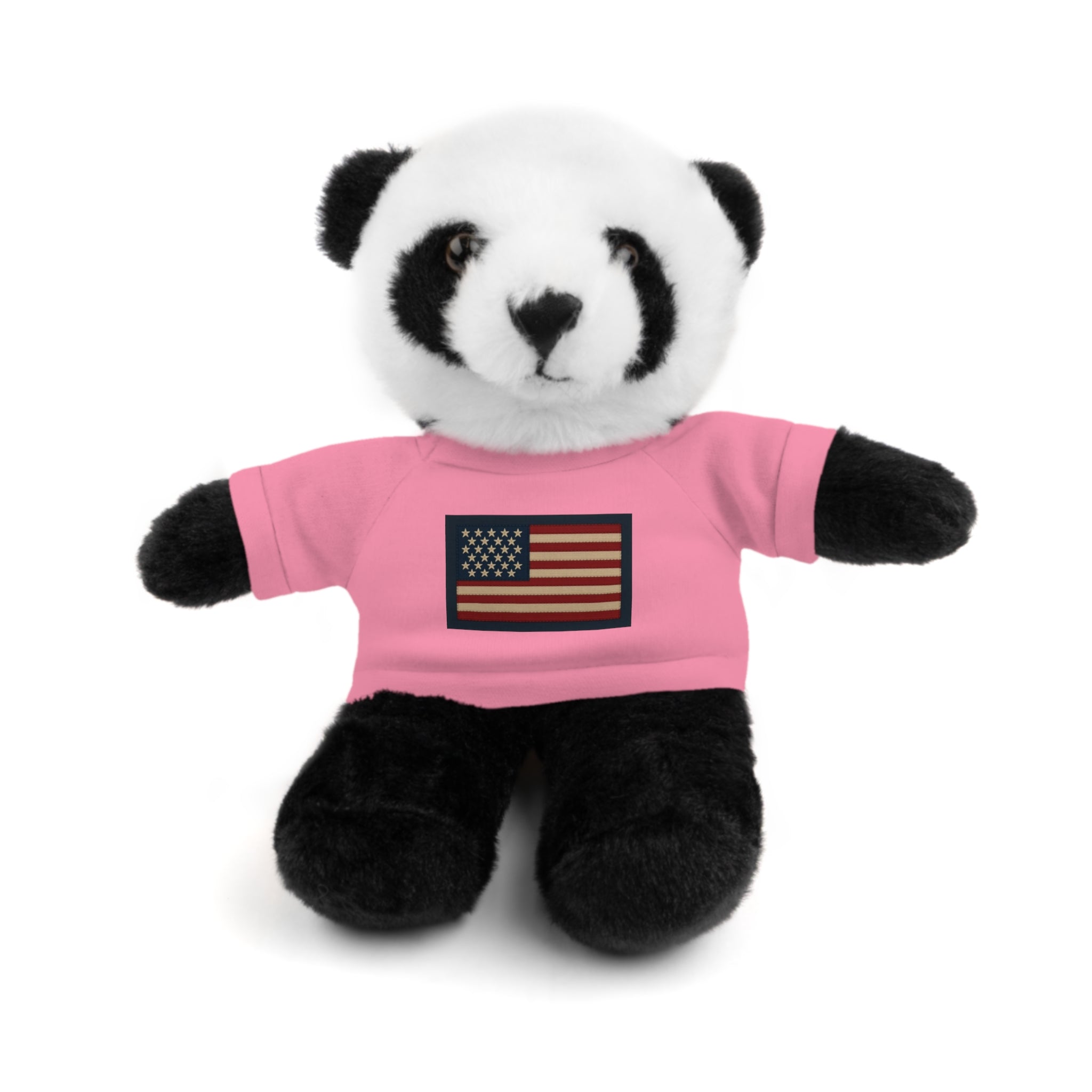 American Flag Teddy Bear with Tee — Patriotic Plush Gift