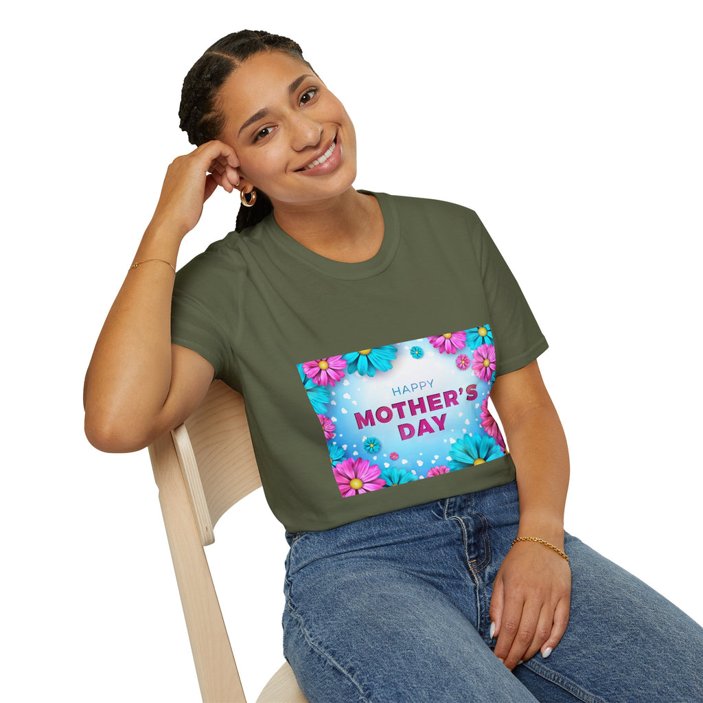 Mother's Day Floral T-Shirt — Happy Mother's Day Celebration Tee