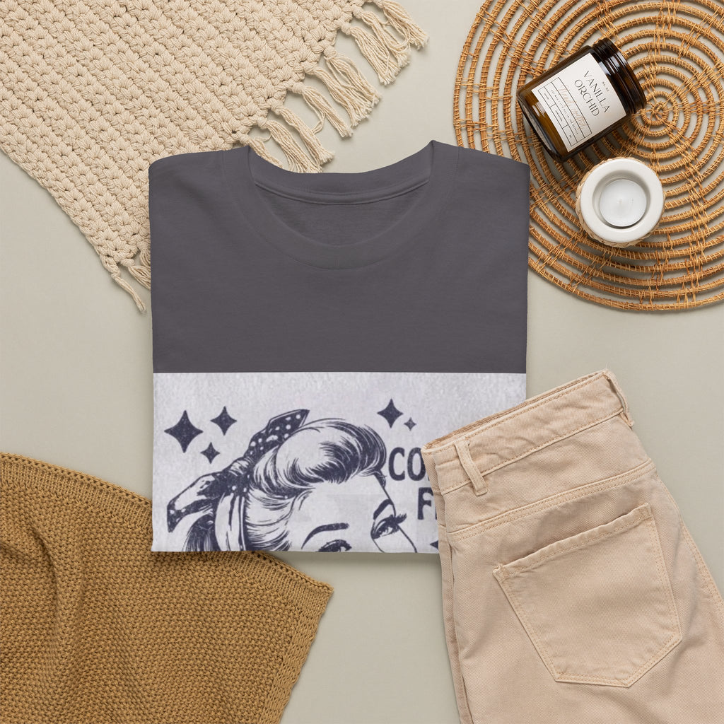 Coffee First Tee — “Coffee First, Your Bullshit Second” Retro Women’s Graphic T‑Shirt