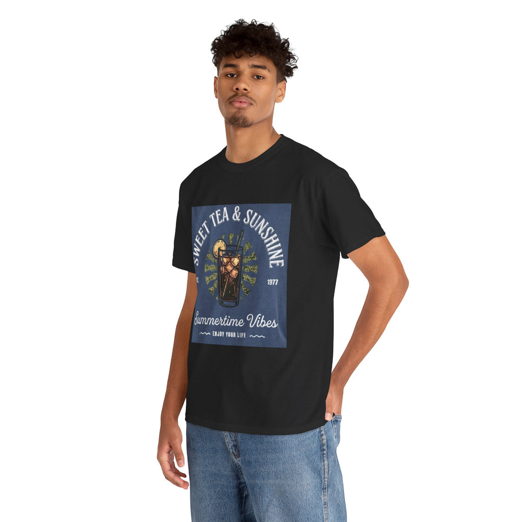 Sweet Tea & Sunshine Tee — Summertime Vibes Iced Tea Graphic T-Shirt