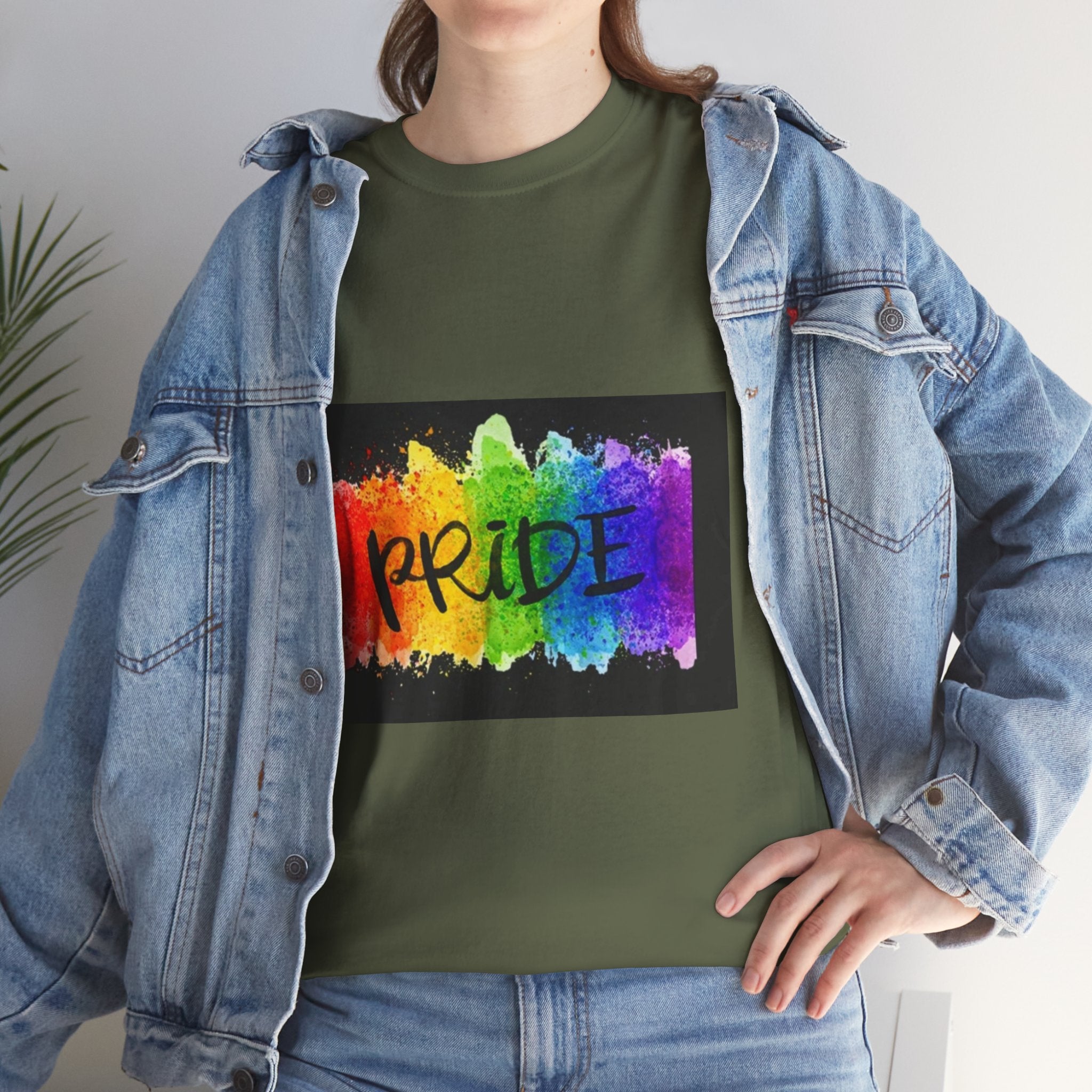 Pride Rainbow Paint Splash T-Shirt