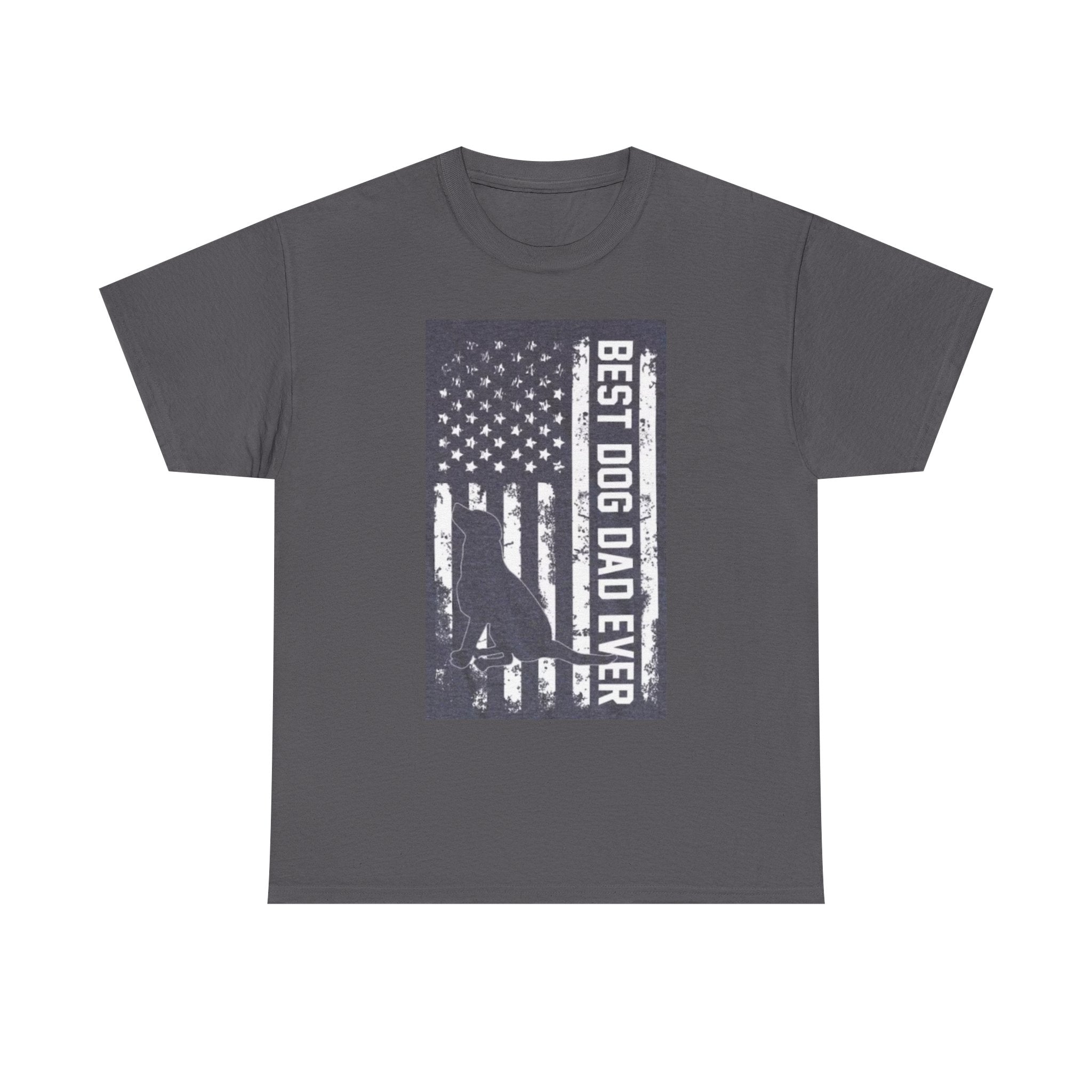 Best Dog Dad Ever T-Shirt – Patriotic American Flag Dog Dad Tee