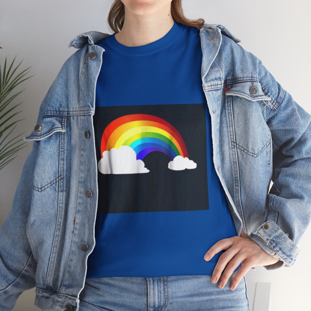 Rainbow Clouds T-Shirt — Bright Pride Graphic Tee