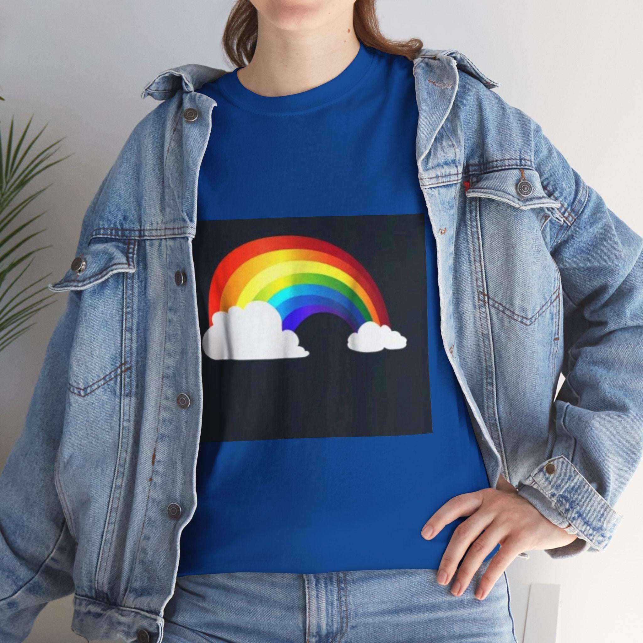 Rainbow Clouds T-Shirt — Bright Pride Graphic Tee