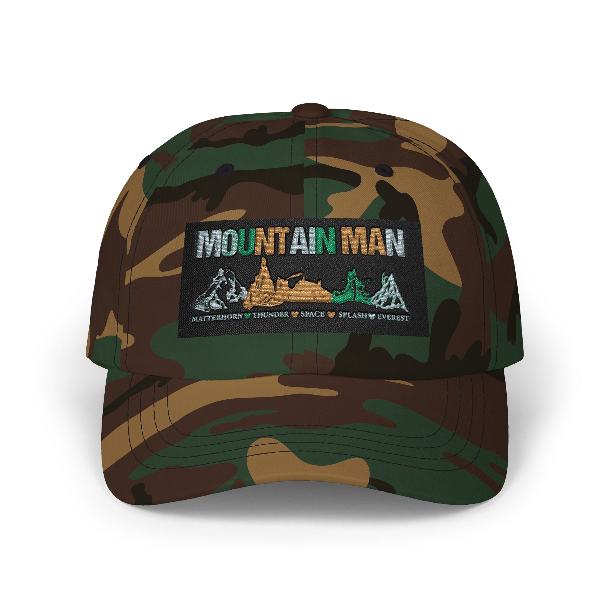 Mountain Man Dad Cap — Embroidered Outdoor Adventure Hat