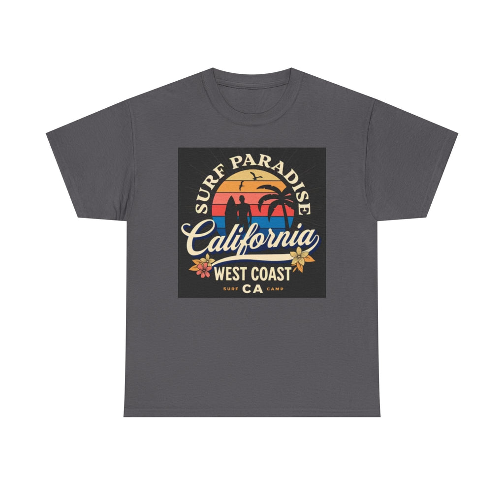 California Surf Paradise Tee — West Coast CA Vintage Sunset Graphic T-Shirt