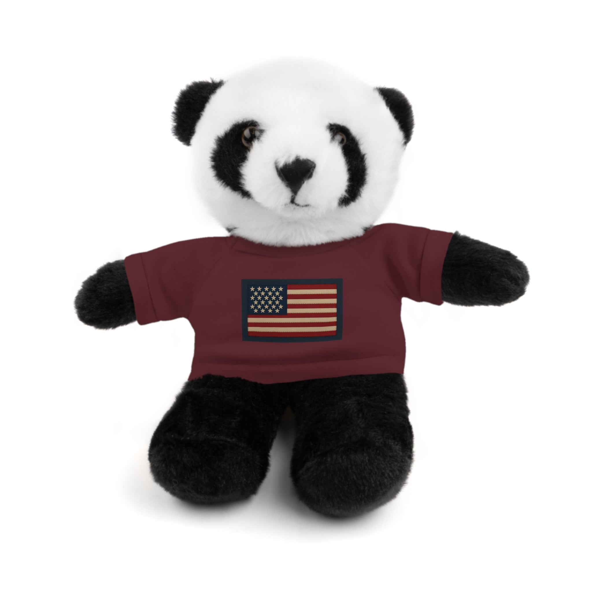 American Flag Teddy Bear with Tee — Patriotic Plush Gift