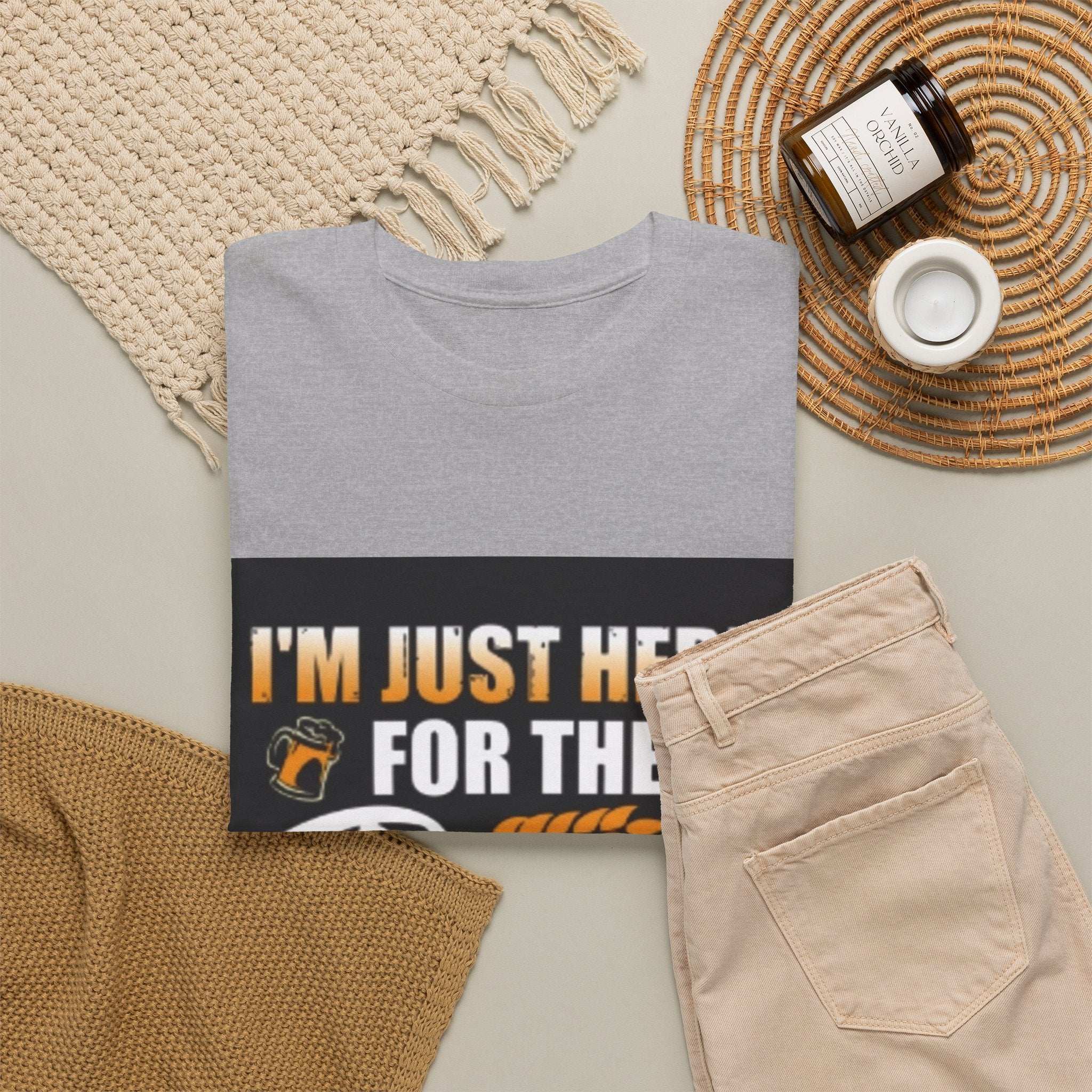 I'm Just Here for the Beer T-Shirt — Funny Beer Drinking Tee for Parties & Oktoberfest