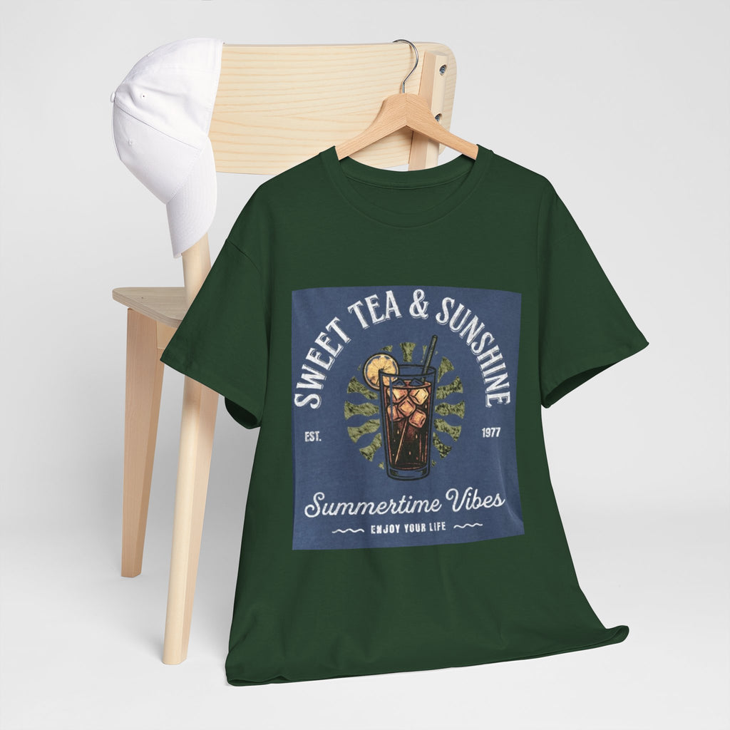 Sweet Tea & Sunshine Tee — Summertime Vibes Iced Tea Graphic T-Shirt