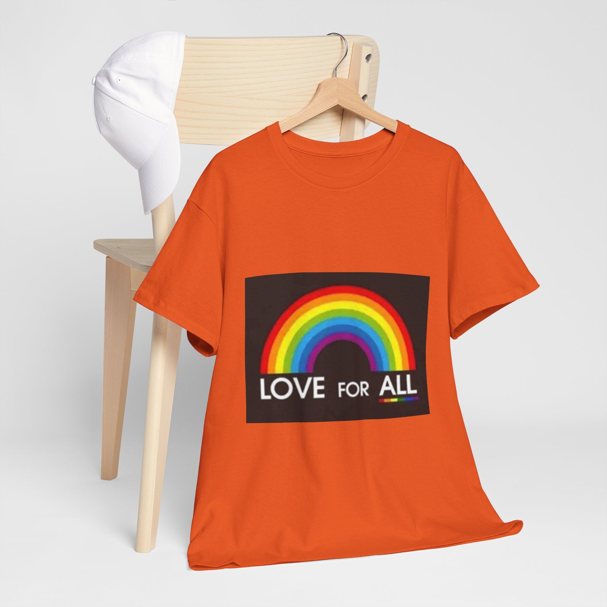 T-Shirt — 'Love For All' Rainbow Pride Tee