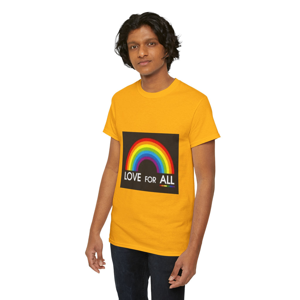 T-Shirt — 'Love For All' Rainbow Pride Tee