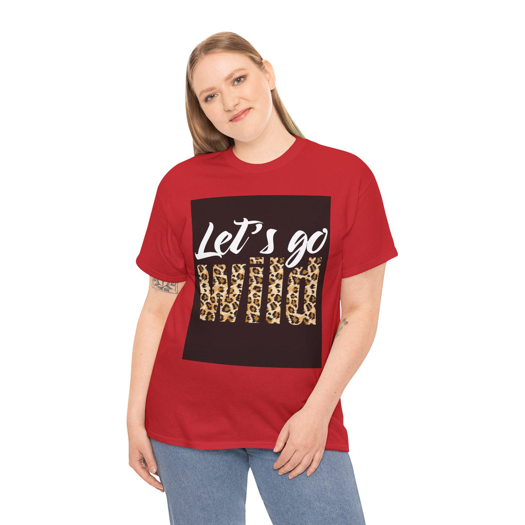 Let's Go Wild Leopard Graphic Tee