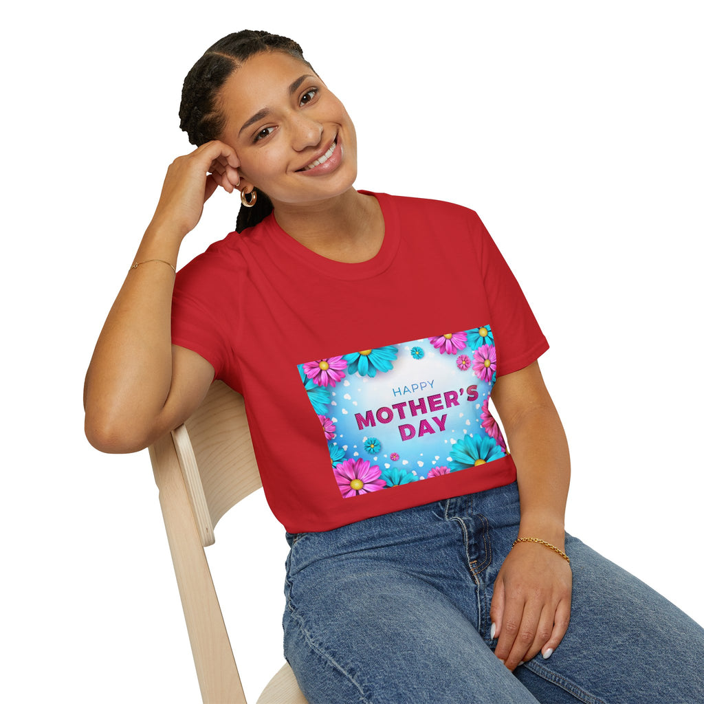 Mother's Day Floral T-Shirt — Happy Mother's Day Celebration Tee