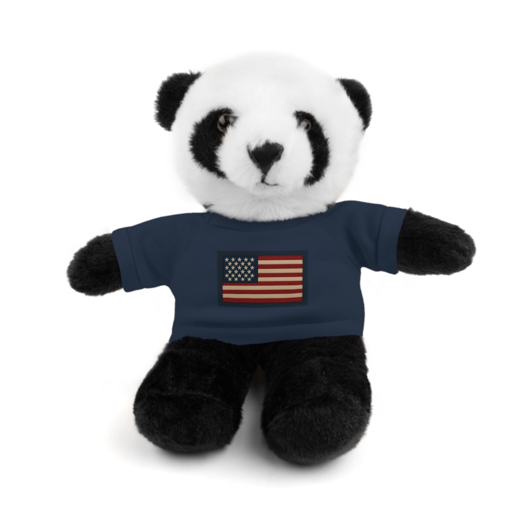American Flag Teddy Bear with Tee — Patriotic Plush Gift