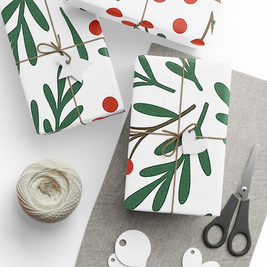 QR Code Minimalist Wrapping Paper Roll