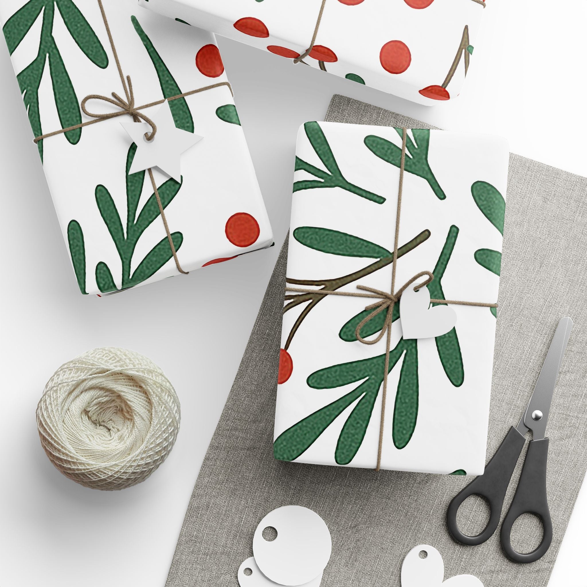 QR Code Minimalist Wrapping Paper Roll