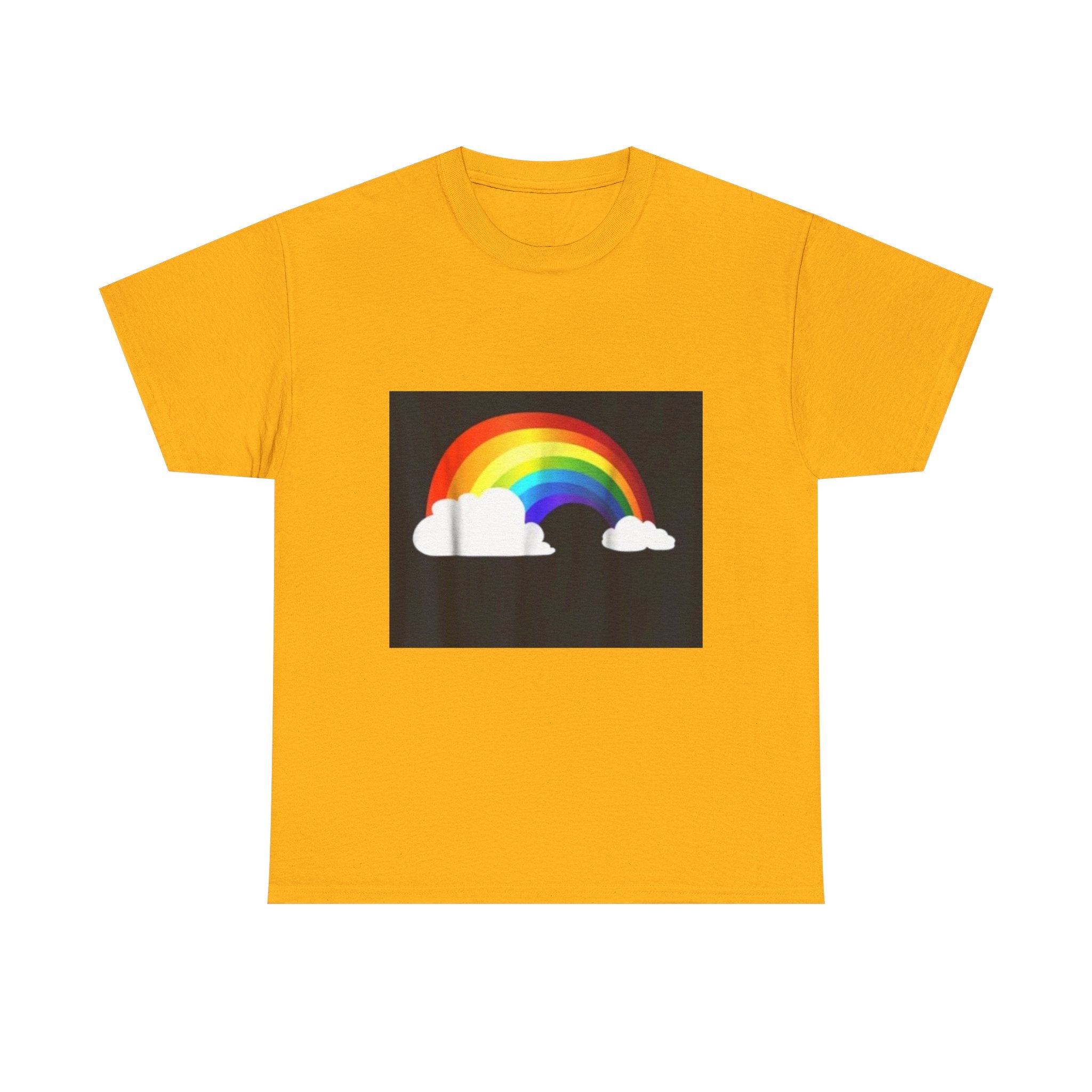 Rainbow Clouds T-Shirt — Bright Pride Graphic Tee